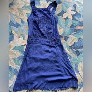 Free People Deep Blue dress size small